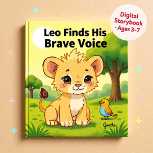 Leo Finds His Brave Voice Story – Gentle 20-Page Confidence Book for Kids