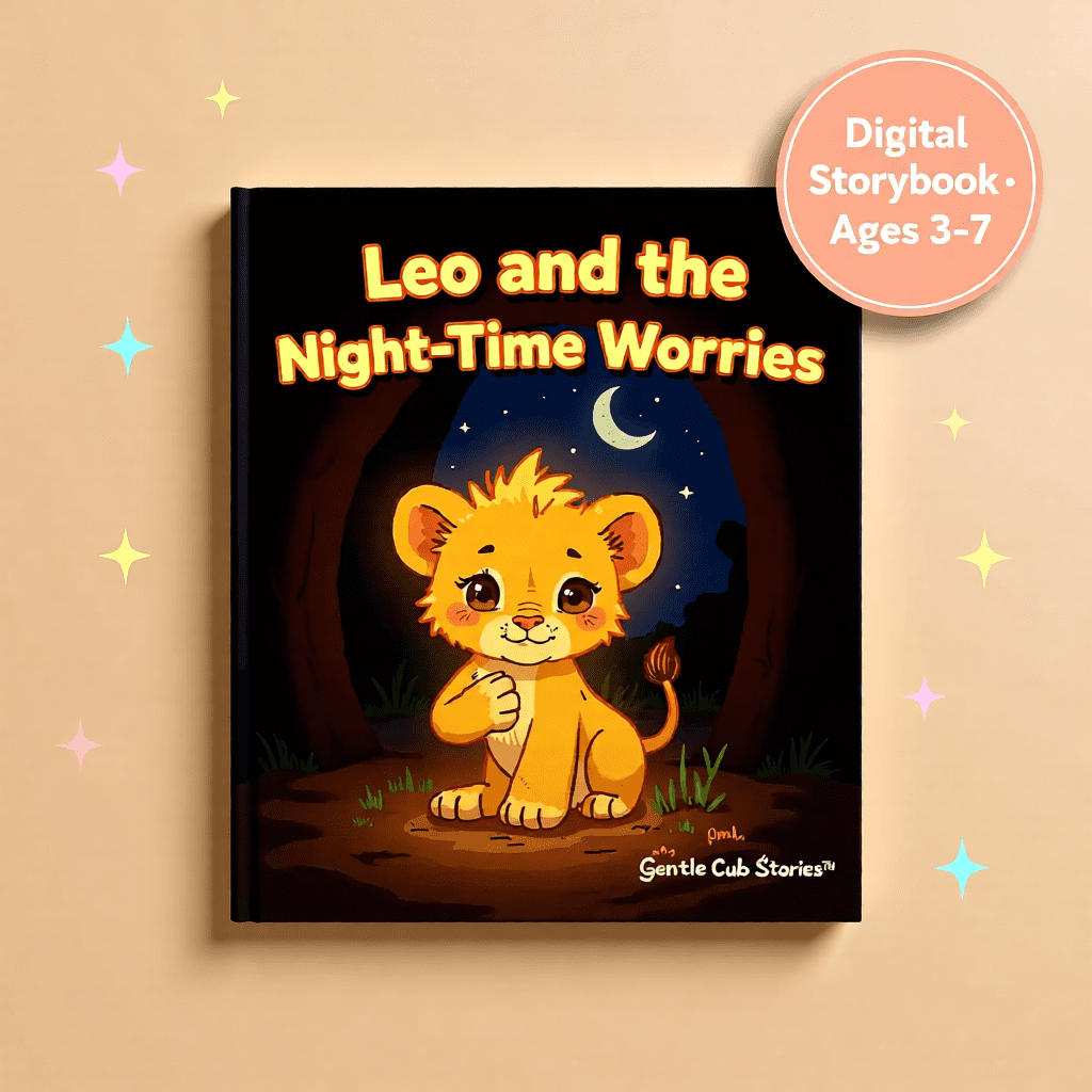 Gentle bedtime story about night-time worries