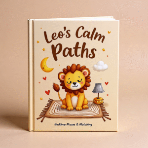 Leo’s Calm Paths — Bedtime Mazes + Matching (Ages 3–7)
