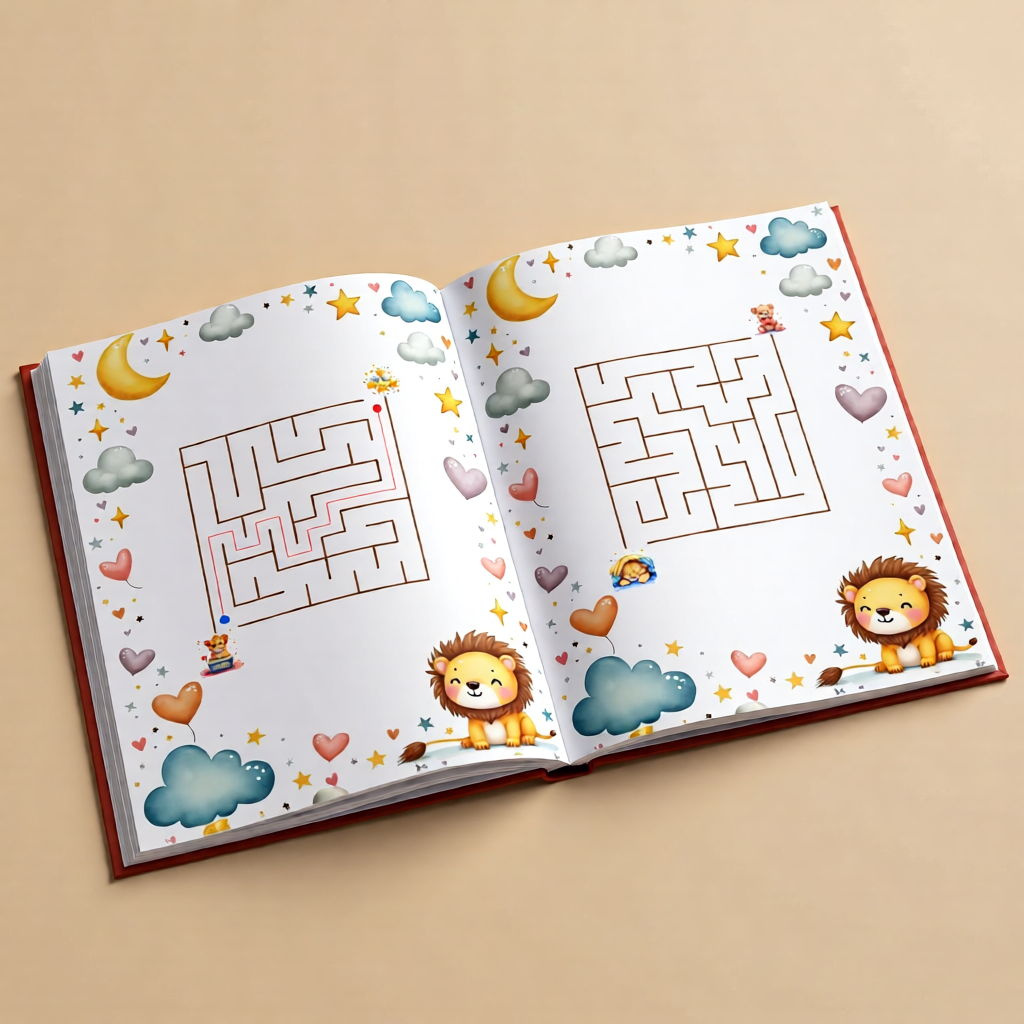 Leo’s Calm Paths — Bedtime Mazes + Matching (Ages 3–7) - Image 5