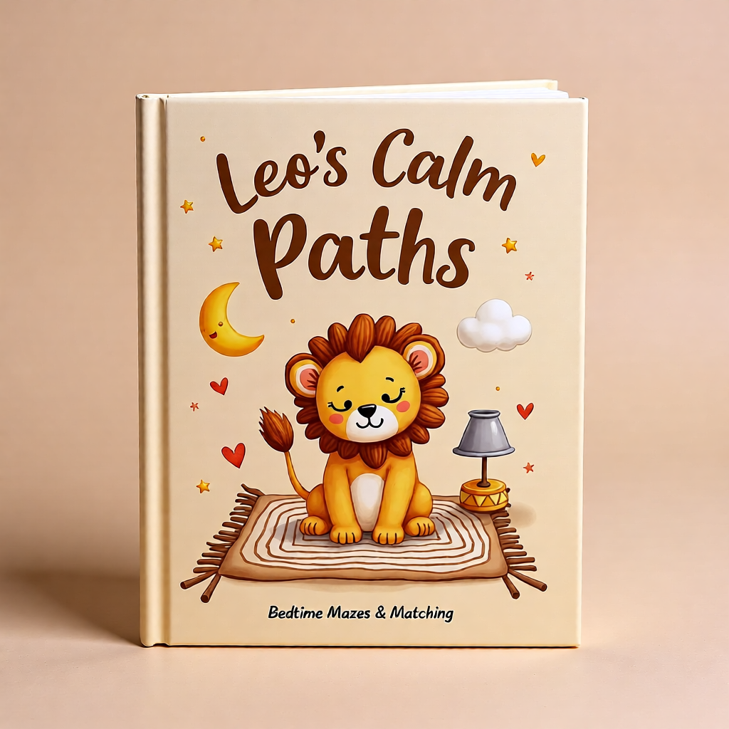 Leo’s Calm Paths — Bedtime Mazes + Matching (Ages 3–7)