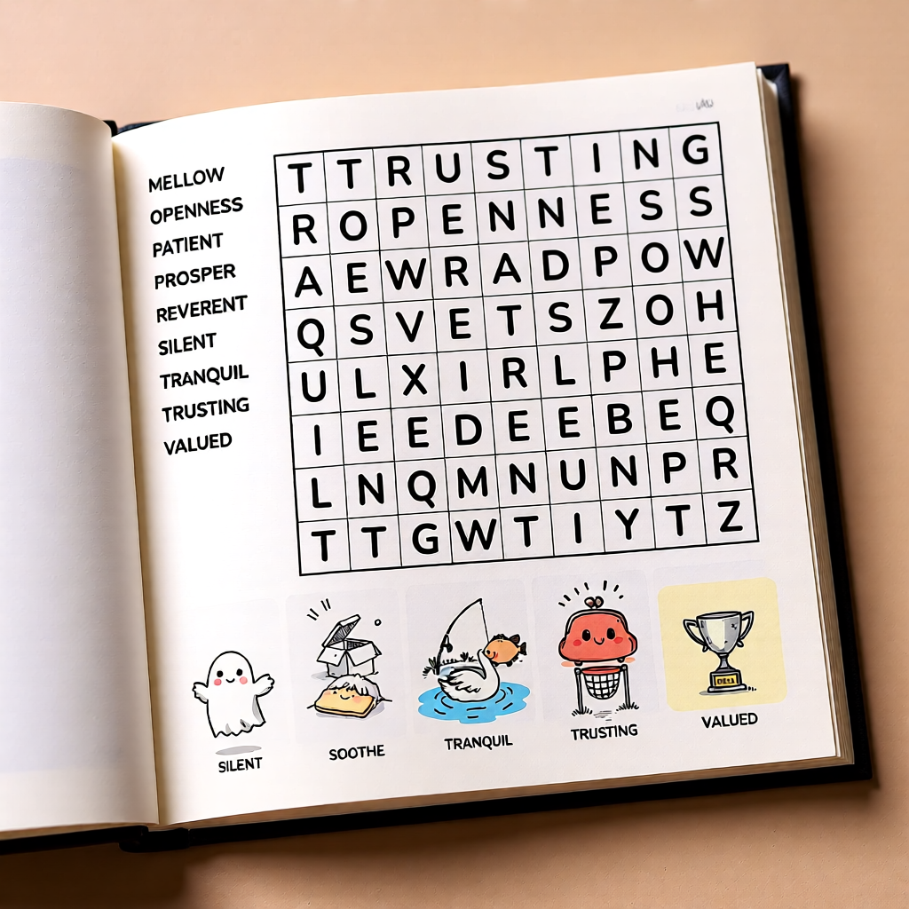 Leo’s Gentle Words — Calm Word Search Book for Kids (Ages 4–7) - Image 3