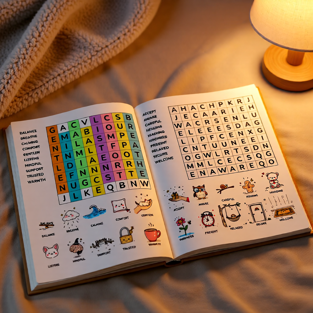 Leo’s Gentle Words — Calm Word Search Book for Kids (Ages 4–7) - Image 4