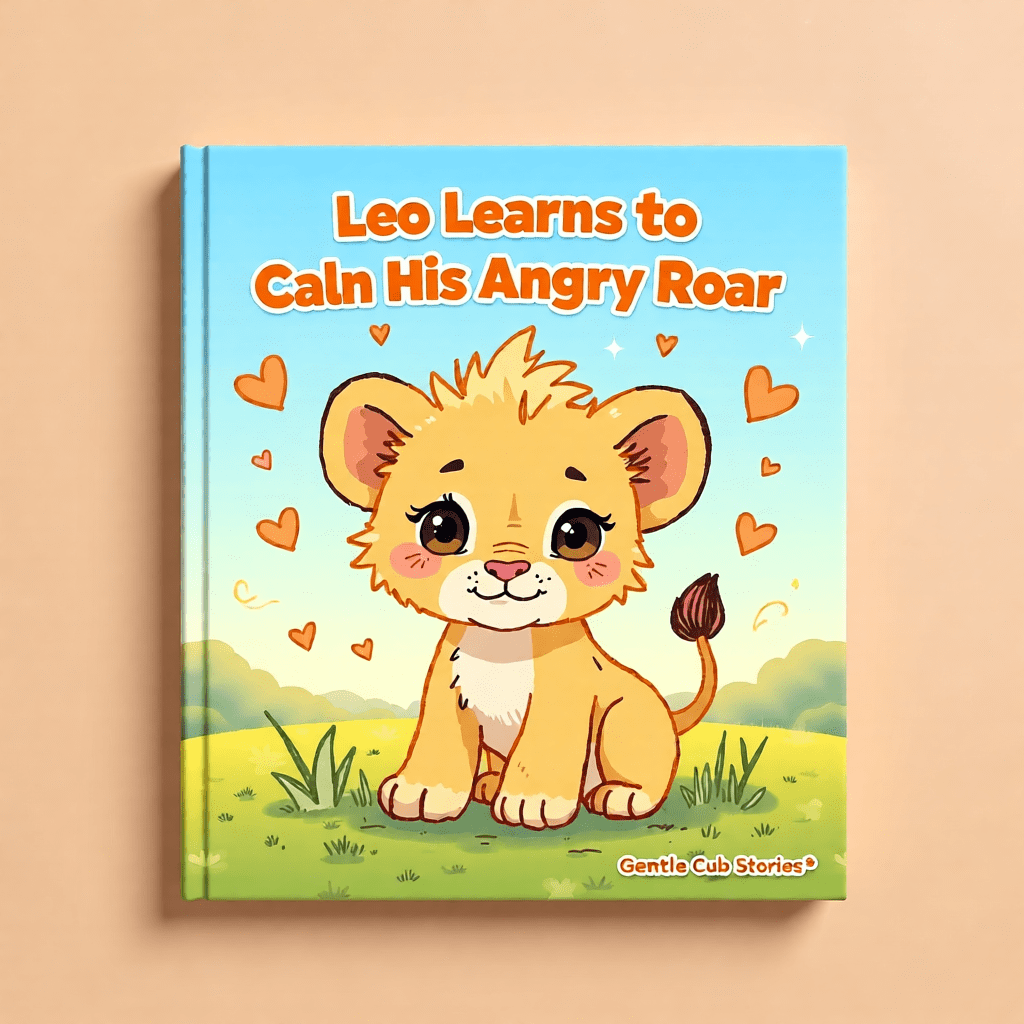 Leo Learns to Calm His Angry Roar Story – Gentle 20-Page Anger-Management Book for Kids
