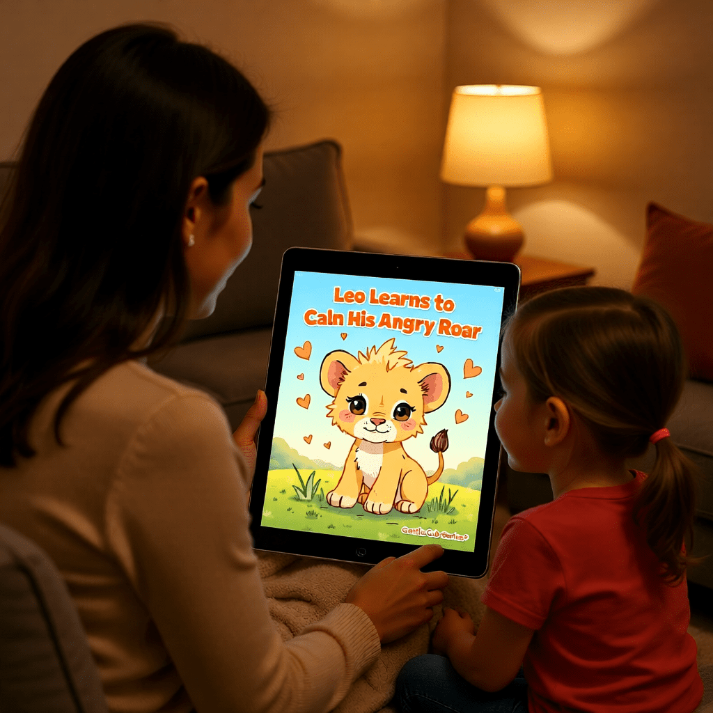 Leo Learns to Calm His Angry Roar Story – Gentle 20-Page Anger-Management Book for Kids - Image 4