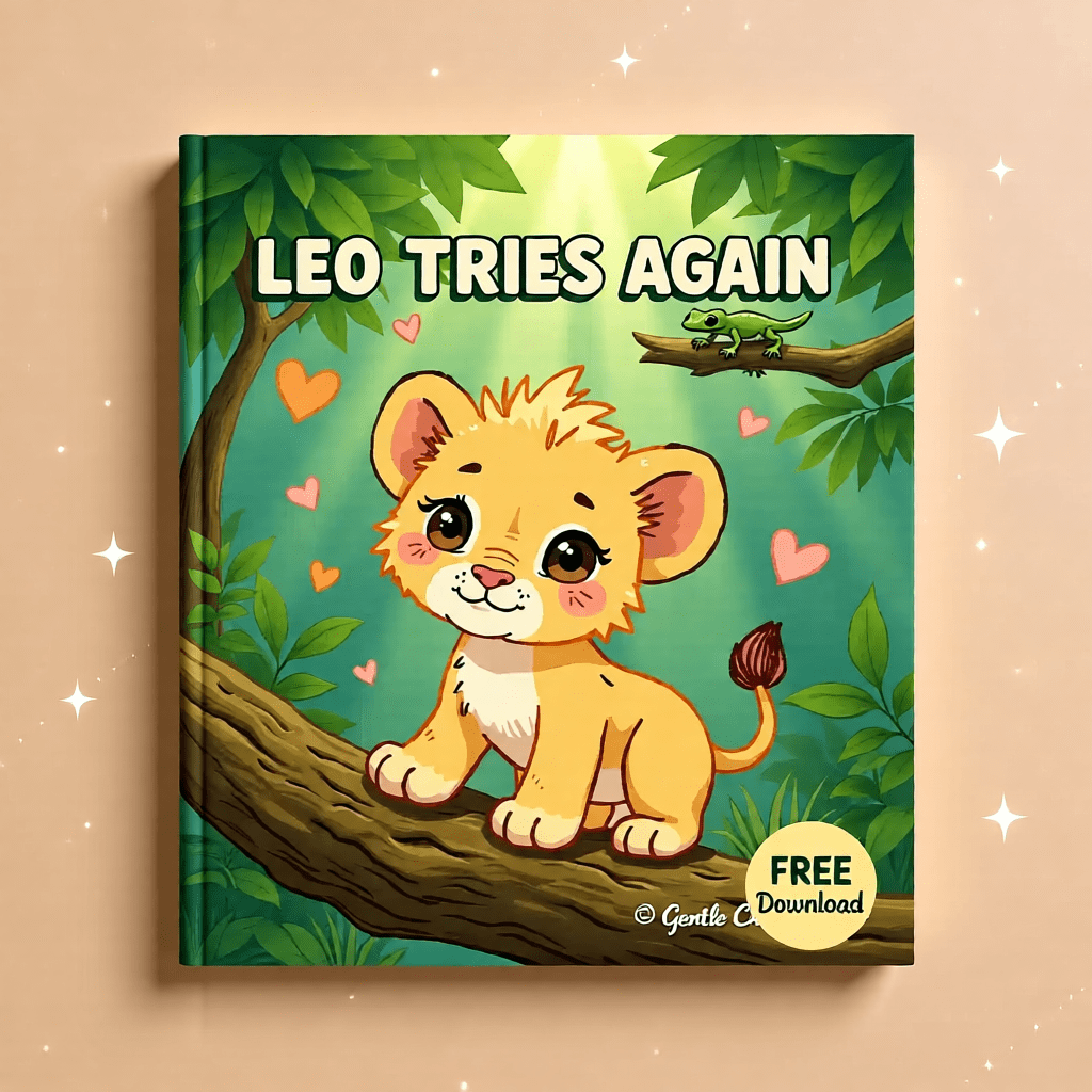 Cover of the free Leo storybook: Leo Tries Again